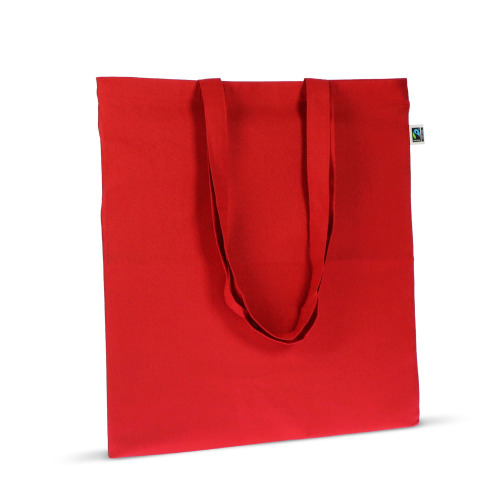 Torba Fairtrade długa 140g 38x42 Czerwony LT95253-N0021 (3)