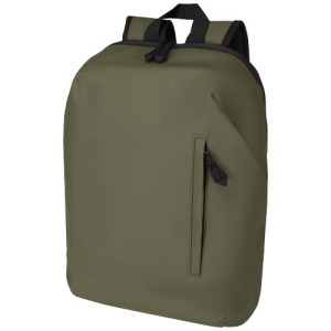 Resi Plus plecak na 15-calowego laptopa o pojemności 18 l z recyklingu, z certyfikatem GRS i zabezpieczeniem przed kradzieżą Leśny zielony