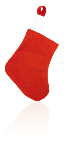 Skarpeta świąteczna czerwony V7553-05 