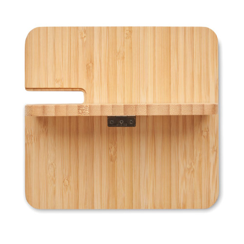 Bezprzewodowa ładowarka 3w1 15W Drewna MO2458-40 (3)