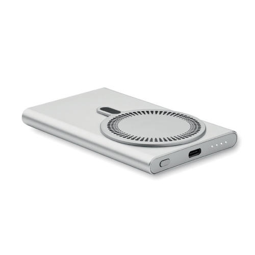 Bezprzewodowa ładowarka power bank Srebrny Mat MO2442-16 (4)