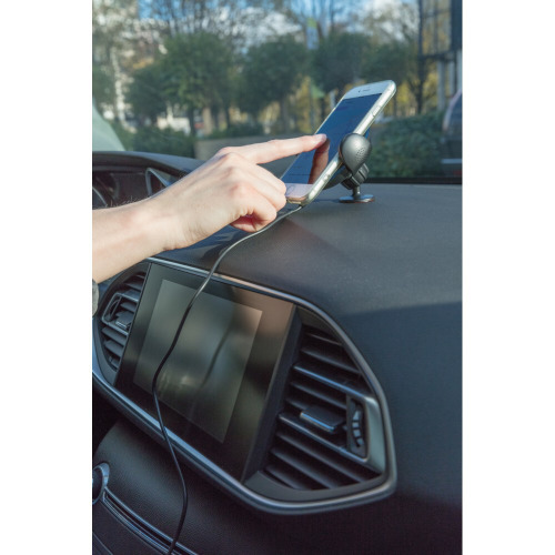 Bezprzewodowa ładowarka samochodowa 5W, uchwyt do telefonu z mocowaniem do wentylacji samochodowej Czarny P302.511 (7)