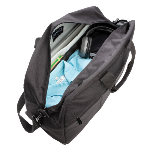 Torba na laptopa 15,6" Soho, torba sportowa rPET Czarny P707.071 (4)