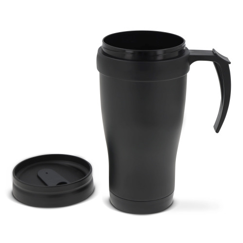 Kubek metalowy 350ml Ciemnobrązowy / czarny LT98759-N5002 (5)