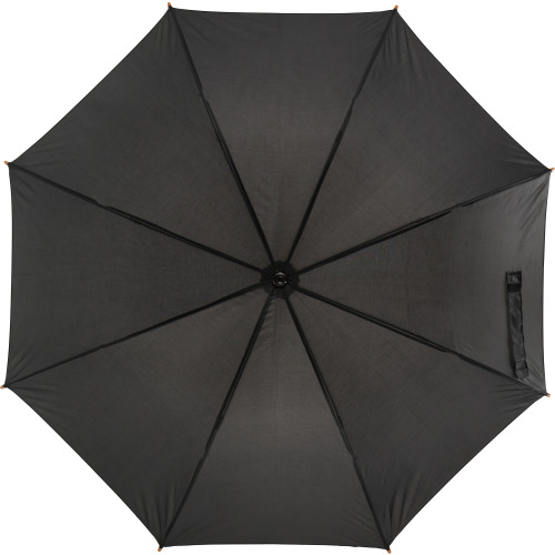 Parasol automatyczny drewniany Ø105 cm NANCY Czarny 513103 (2)