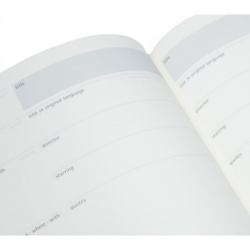 Film Journal - specjlany notatnik Moleskine Passion Journal Czarny VM319-03 (4)