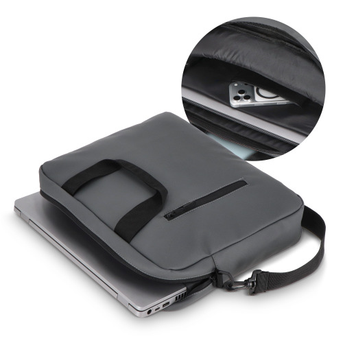 Torba na laptopa PU SoMa Messenger Bag 28 x 38 x 5 cm Szary LT95341-N0061 (2)