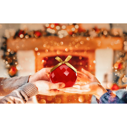 Kula upominkowa, pojemnik na upominki reklamowe | Indome Granatowy V0901-04 (13)