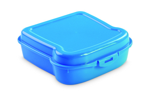 Pudełko śniadaniowe "kanapka" niebieski V9525-11 