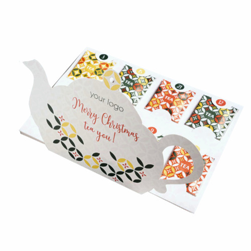 Kalendarz adwentowy z herbatą Wielokolorowy SU-0114 