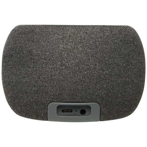 Ecofiber głośnik Bluetooth® z bambusa/RPET i bezprzewodowa ładowarka indukcyjna Piasek pustyni 12431806 (6)