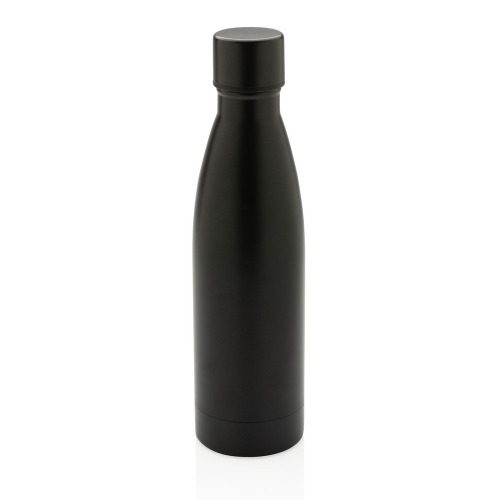 Butelka termiczna 500 ml, stal nierdzewna z recyklingu Czarny P433.271 (4)