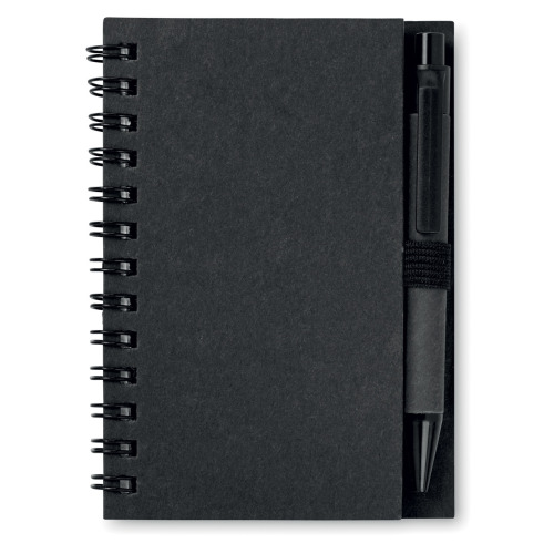 Notatnik A7 z długopisem 40 ka Czarny MO8759-03 