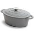 Orrefors Jernverk Emaliowana owalna patelnia żeliwna 3.5L Jasnoszary LT54010-N0062  thumbnail