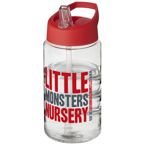 Bidon H2O Bop o pojemności 500 ml z wieczkiem z dzióbkiem Przezroczysty 21088310 (1)