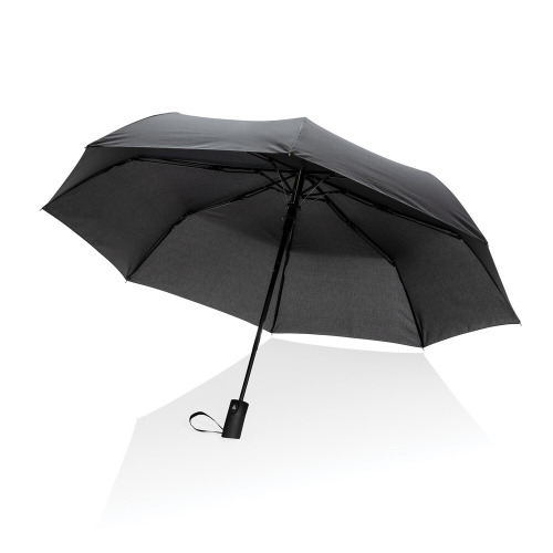 Mały parasol automatyczny 21" AWARE™ RPET Czarny P850.591 (5)