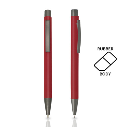 Długopis metalowy aluminiowy soft touch / Rupen Dark Red IP13148753 