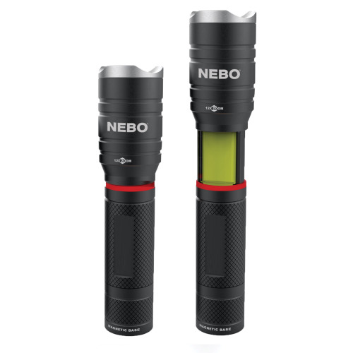 NEBO Latarka TacSlyde - 300 lumenów, 5 trybów, 12x zoom Czarny EXPNE6746-CZ 