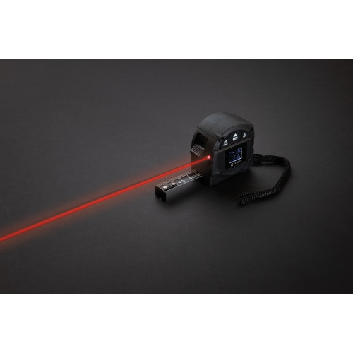 Miara 5m, dalmierz laserowy 30m Gear X Czarny P113.211 (1)