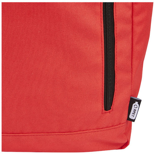 Byron plecak na laptopa 15,6 cala z tworzywa RPET z certyfikatem GRS z zawijanym zamknięciem, 18 l Czerwony 12065921 (5)