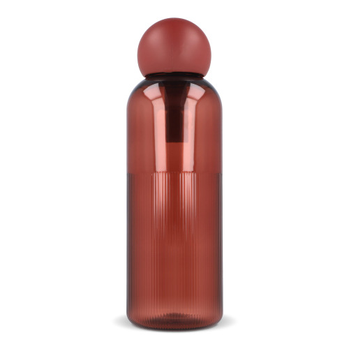 Sagaform Ture butelka na wodę 600 ml Transparentny / bordowy LT52056-N0419 (2)