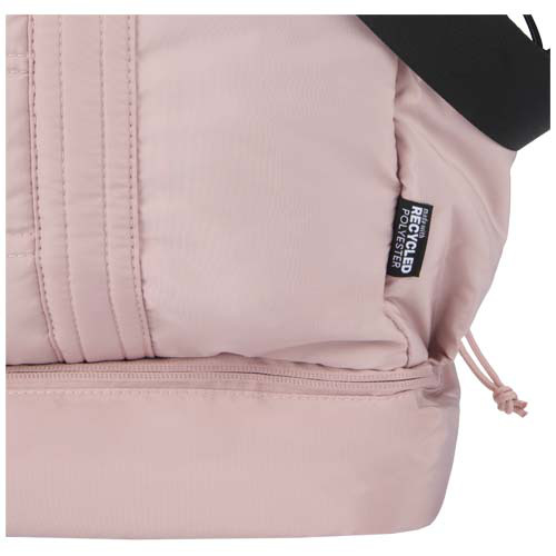 Puffer torba podróżna z certyfikatem GRS z recyklingu z izolowanym dnem, 30 l  Przygaszony róż 13011570 (6)