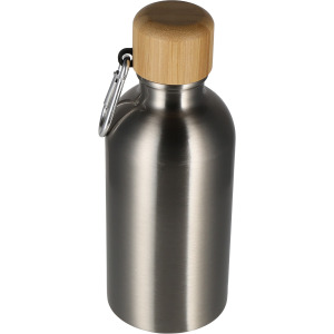 Butelka metalowa 400 ml MARILYN Szary