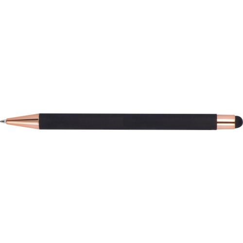 Długopis metalowy touch pen soft touch MIRAMAR Czarny 432803 (4)