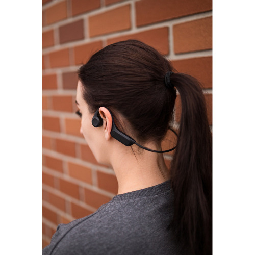 Kostne słuchawki bezprzewodowe | Jasmine czarny V1417-03 (10)