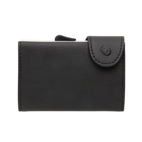 Etui na karty kredytowe i portfel C-Secure, ochrona RFID czarny, srebrny P850.511 (4)
