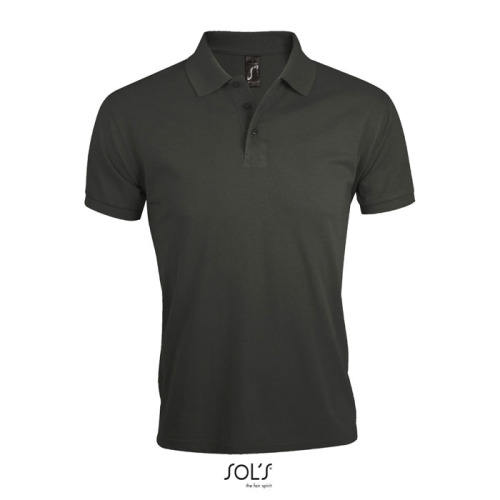PRIME Męskie polo 200g Ciemny szary S00571-DG-5XL 