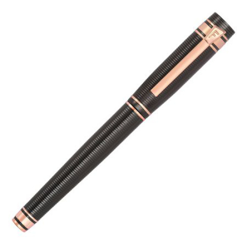 Pióro kulkowe Bold Stripe Gun & Rosegold Szary FSH4705D (1)