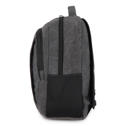 Plecak z płótna bawełnianego z recyklingu Harper Ciemnoszary LT95297-N0060 (6)