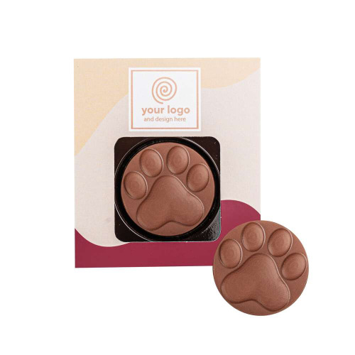 Czekoladowy kształt łapka 20 g Wielokolorwy S0490 (1)