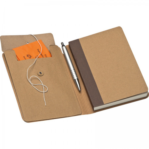 Notatnik A5 w linie ALEJANDRA Brązowy 2344501 (4)