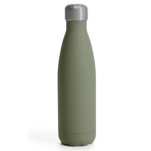 Sagaform Nils Butelka stalowa gumowa 500ml Zielony LT52022-N0031 