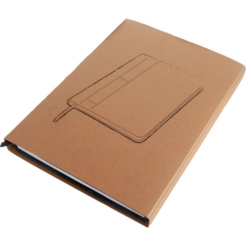 Notatnik A5 w kratkę CLELIA Czarny 2136303 (9)