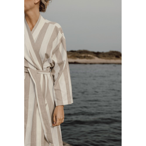 Szlafrok VINGA Ornos S/M Beżowy VG621-20 (3)