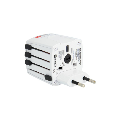 Adapter podróżny MUV micro bez USB SKROSS Biały EG 024406 (1)