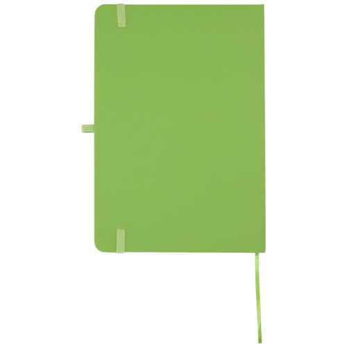 Zestaw Spectrum: długopis i notes A5 wykonany z materiałów z recyklingu Limonkowy 10740263 (3)