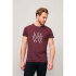 REGENT F Męski T-Shirt 150g melanż czerwonobrunatny S00553-HX-XL (3) thumbnail