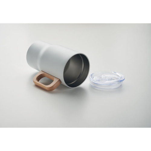 Kubek z podwójną ścianką 350 ml Bialy MO2499-06 (7)