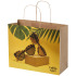 Torba z papieru Kraft ze skręconymi uchwytami – 31 x 12 x 25 cm Kraftowy brąz 1ZM00806  thumbnail