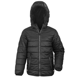Kurtka Dziecięca Pikowana Wodoodporna Wiatroszczelna - Navy & Lime