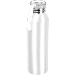 Butelka z aluminium z recyklingu CORK 600 ml Biały