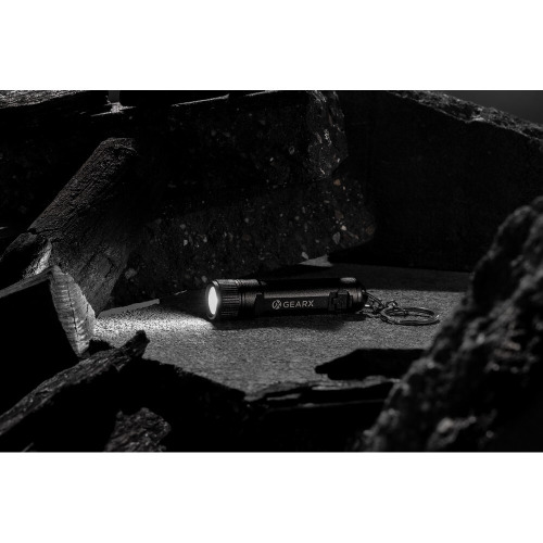 Brelok do kluczy, o wysokiej intensywności światła GearX Czarny P514.5001 (7)