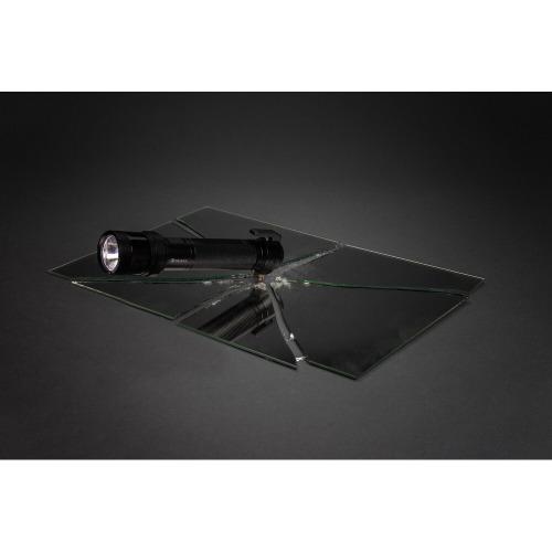 Latarka bezpieczeństwa Gear X, aluminium z recyklingu Czarny P513.321 (1)