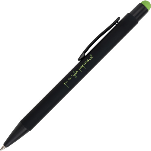 Długopis metalowy touch pen soft touch OHARA Jasnozielony 462429 (4)