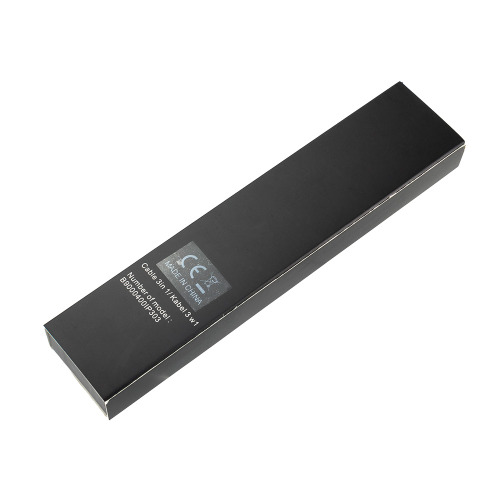 Kabel do ładowania 3w1 z podświetlanym logo Pierre Cardin Czarny B9000400IP303 (5)