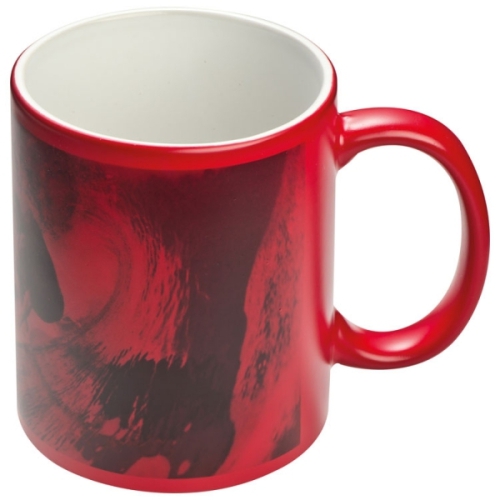 Kubek ceramiczny do sublimacji zmieniający kolor SIRMIONE czerwony 343805 (8)